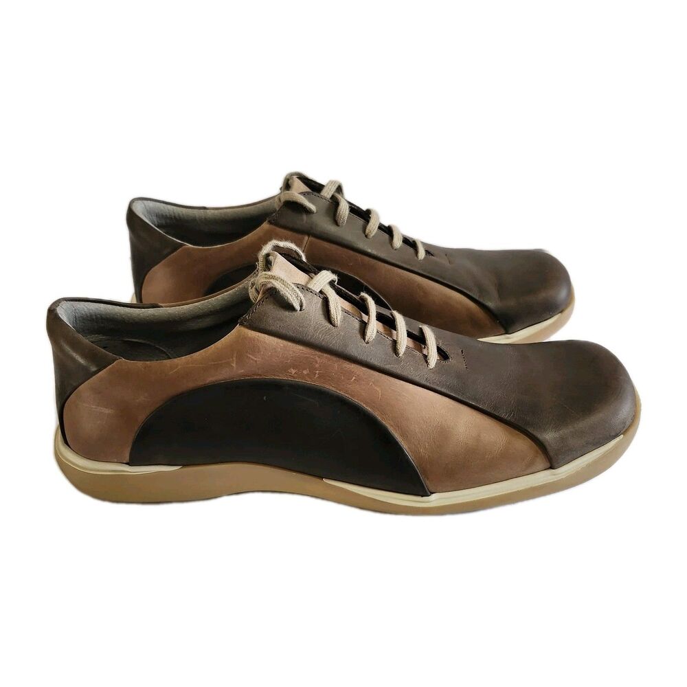Kenneth Cole Reaction 2 Tone Tan Brown Barefoot Shoes Men's Sz 14 Bowling Style